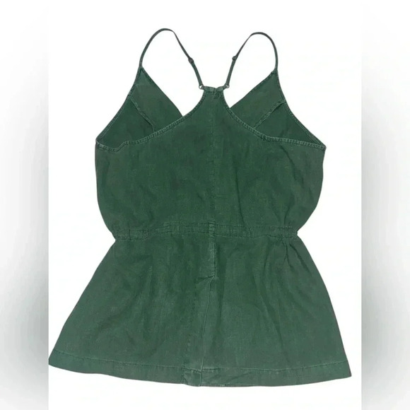 YFB Olive/Army Green Top w/ Waist Cincher and Adjustable Straps - Picture 2 of 4